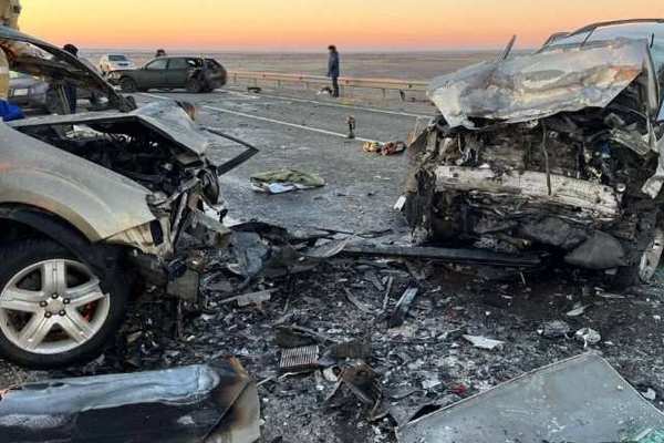В страшном ДТП на трассе Актобе-Оренбург погибли три человека