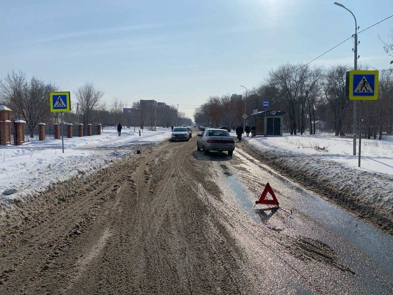 На улице Центральной областного центра произошло ДТП с участием пешехода