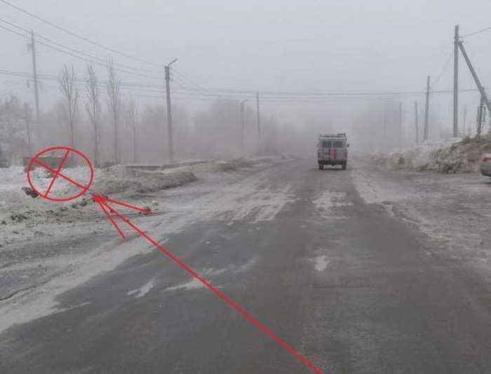 В Сорочинске водитель сбежал с места ДТП