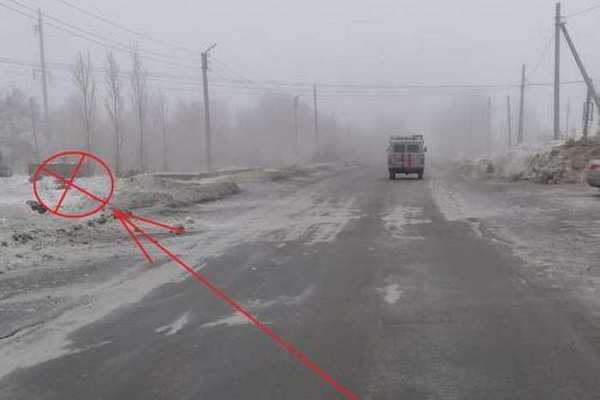 В Сорочинске водитель сбежал с места ДТП