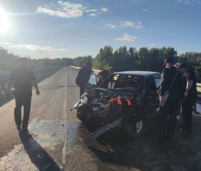 Пьяный водитель устроил ДТП на мосту в Оренбуржье