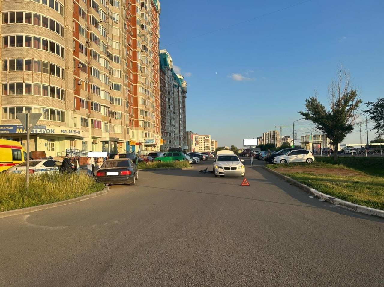 Юный водитель самоката попал под колёса BMW