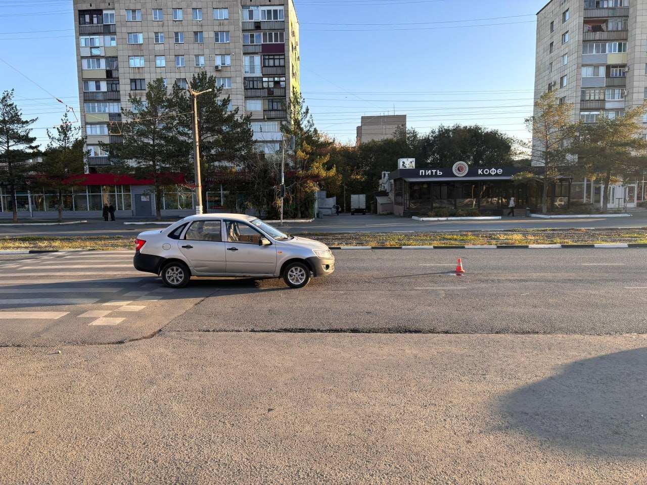 В Орске водитель «Гранты» сбил пешехода