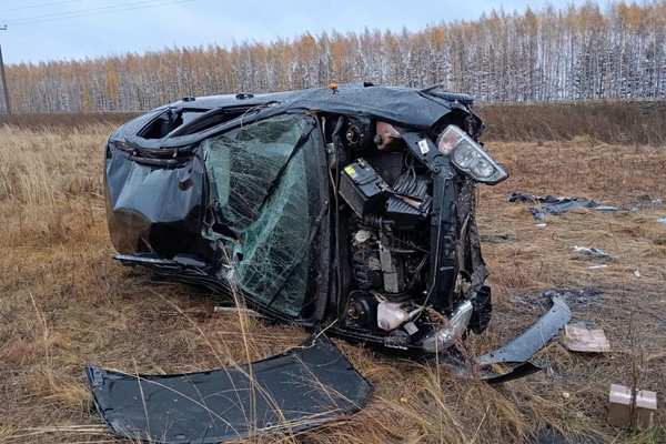 В Асексеевском районе перевернулась «Лада Калина» 