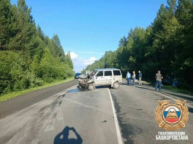 В Белорецком районе Башкирии произошла авария, в которой погибли пять человек