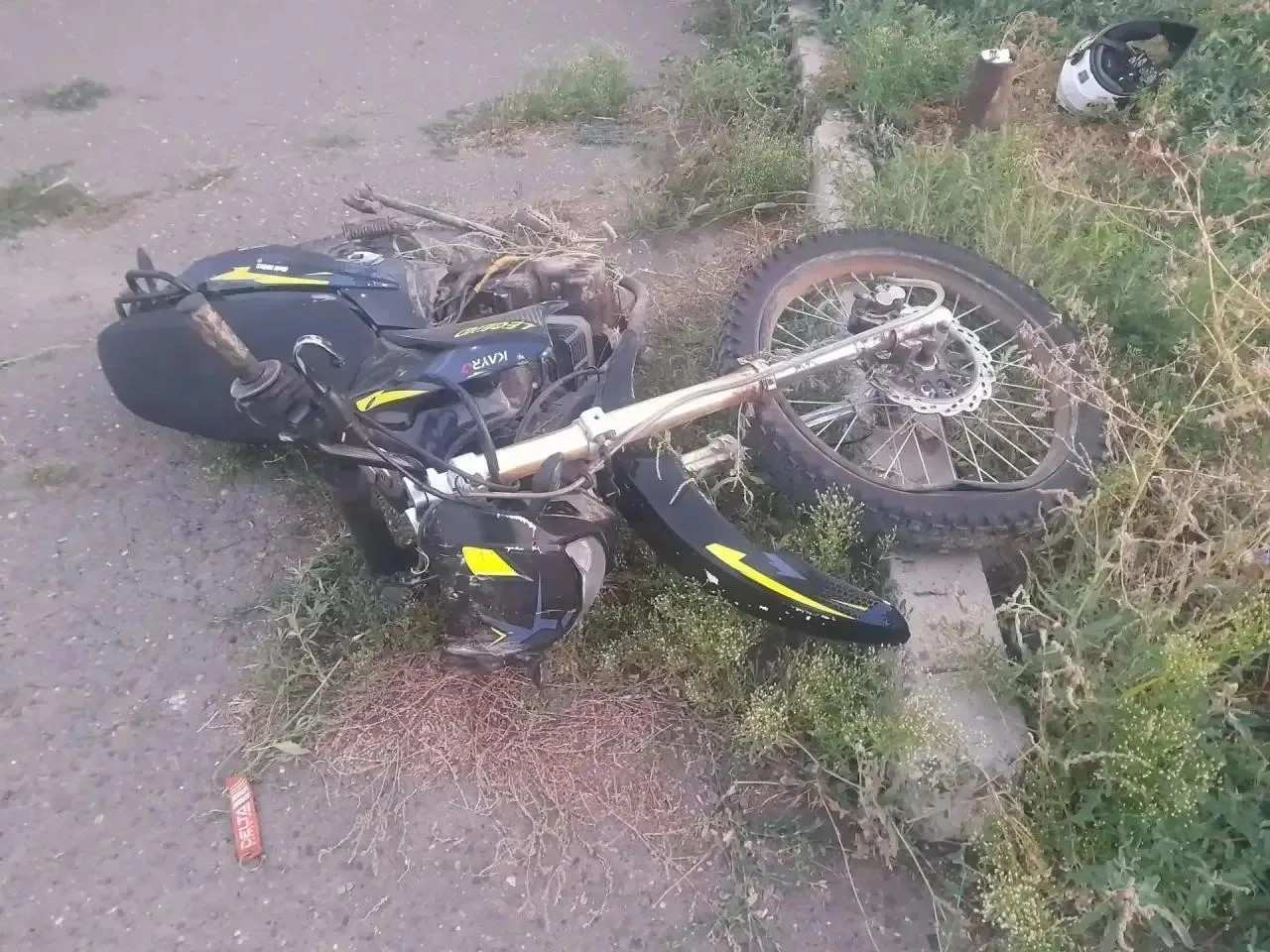В Илекском районе 11-классник, управляя питбайком, попал в ДТП