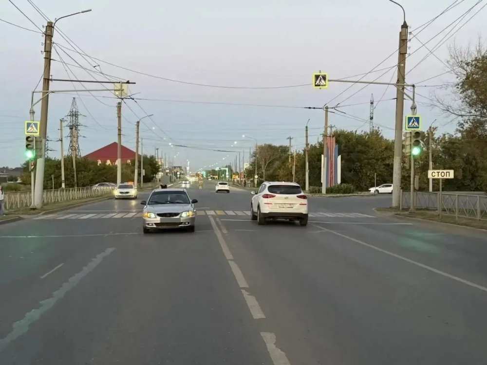 В Оренбурге на ул. Беляевская сбили 7-летнего велосипедиста