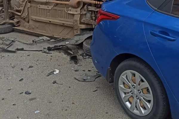 В Оренбурге в ДТП попали три автомобиля