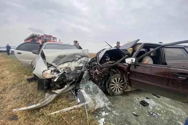 В Домбаровке сотрудники полиции выясняют обстоятельства ДТП с 6 пострадавшими 