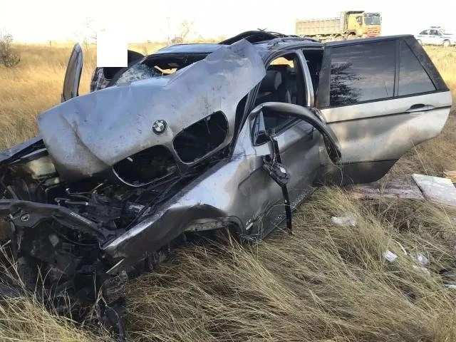 В Сакмарском районе перевернулся BMW 