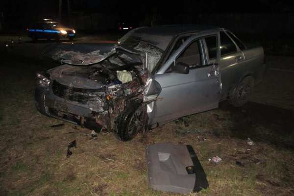 По вине пьяного водителя пострадали два человека