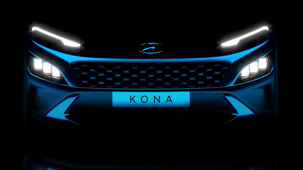 Hyundai опубликовал первые изображения новой модели Kona