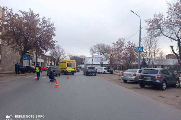 В Оренбурге водитель «Лады Калины» сбил пешехода
