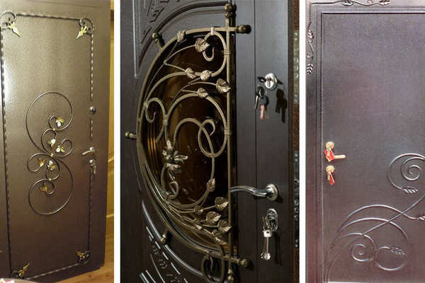 Кованые металлические двери на заказ