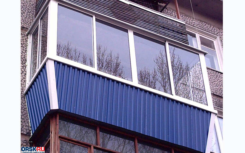 Остекление балконов и лоджий в Орске