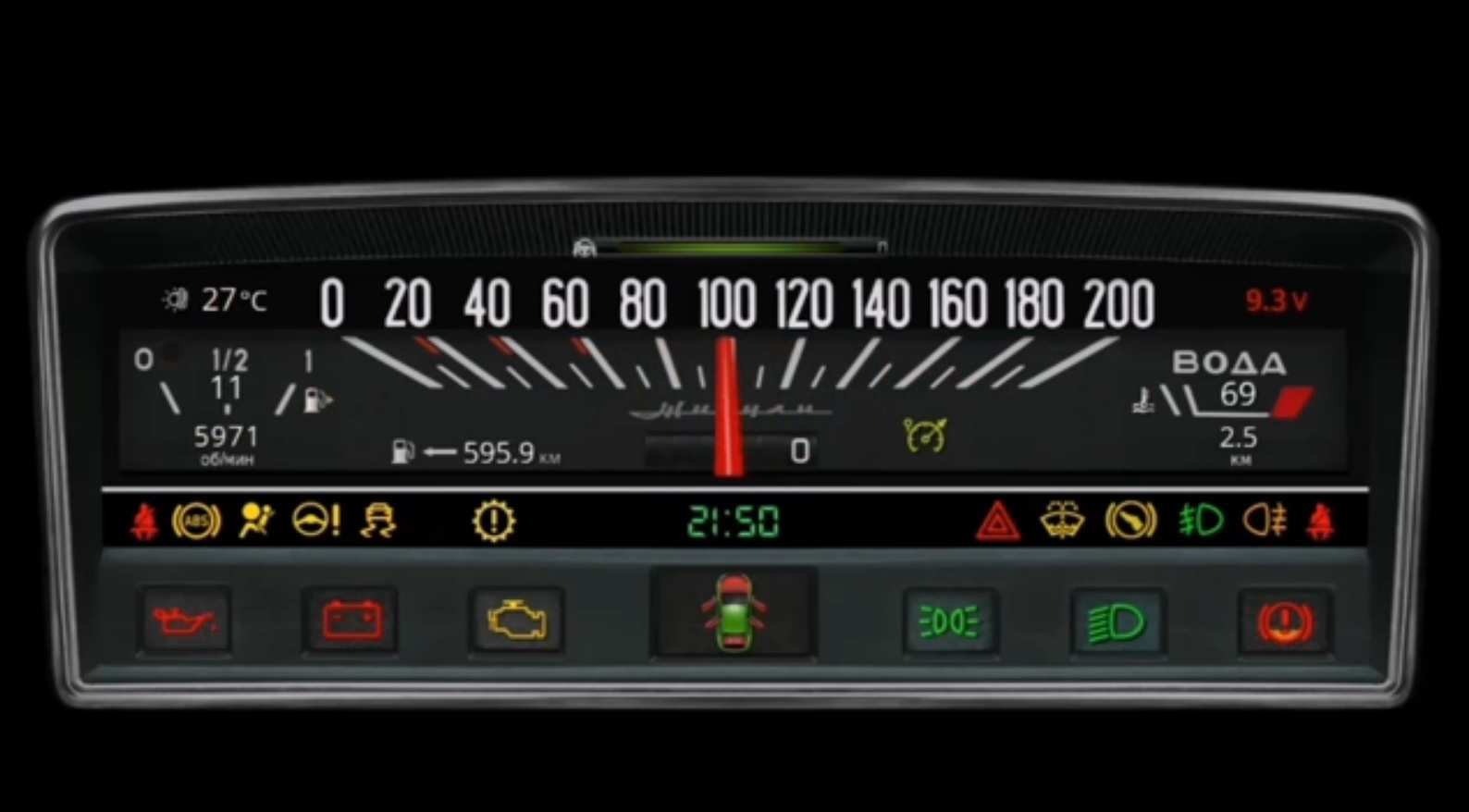 В Lada Vesta и XRAY появится приборная панель в духе ВАЗ-2101