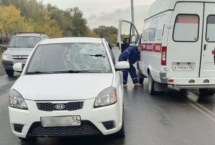 В Новотроицке водитель Kia Rio сбил пешехода