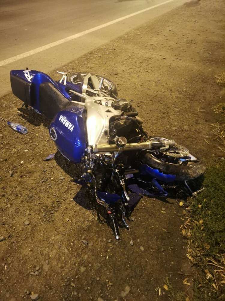 На Беляевском шоссе разбился мотоциклист