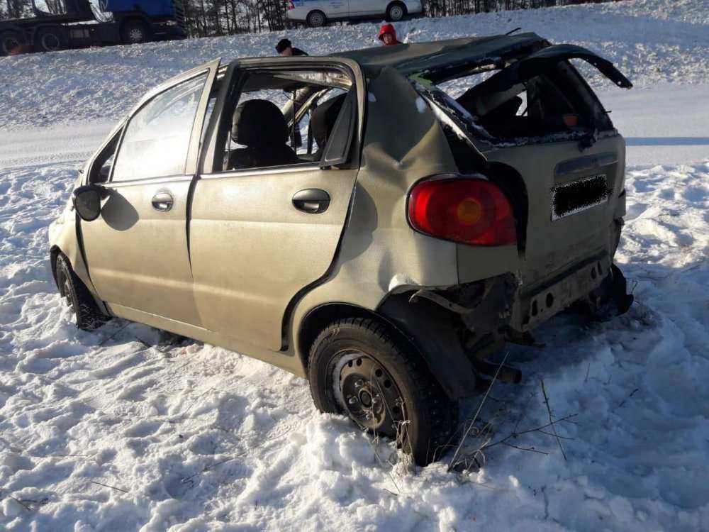 В ДТП на дороге Оренбуржья пострадали двое детей