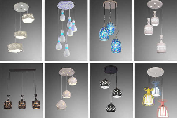 Подвесные светильники создадут стильный дизайн