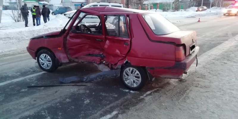 В Саракташе в аварию попал автомобиль «ЗАЗ»