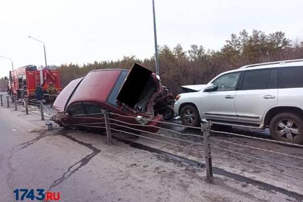 На Загородном шоссе Оренбурга произошло жесткое ДТП
