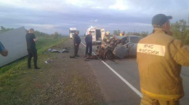 На трассе Уфа-Оренбург погиб водитель «ВАЗ-2110»