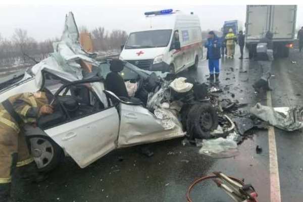 В страшном ДТП в Тоцком районе погиб пассажир легкового автомобиля