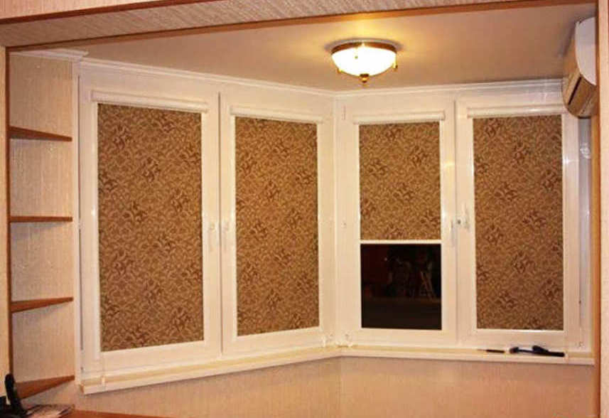 Рулонные шторы - идеальный вариант декорирования окна
