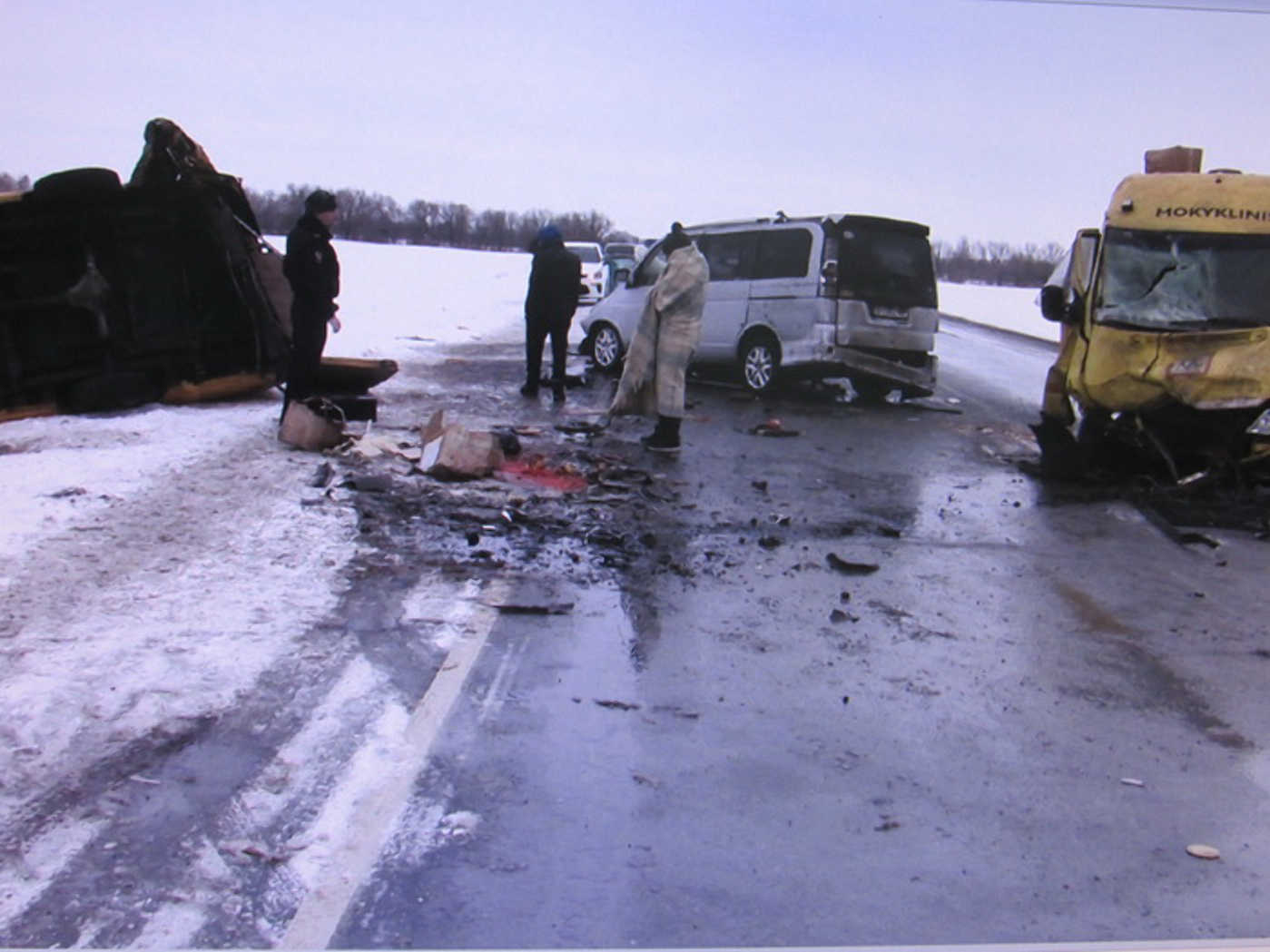 В аварии на трассе Самара – Оренбург пострадали 8 человек