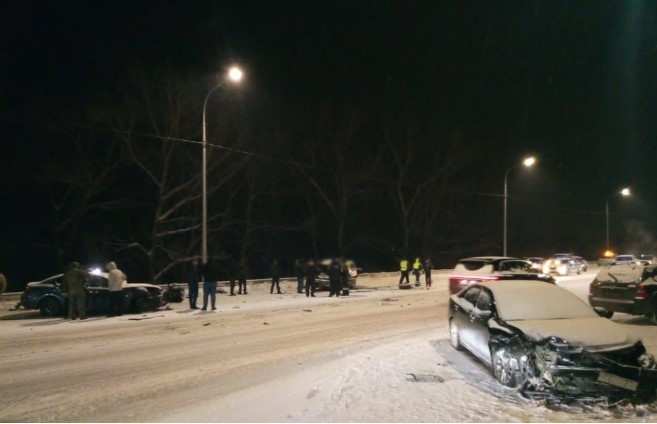 В районе села Ивановки произошло тройное ДТП