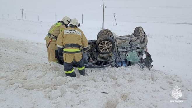 В Пономаревском районе перевернулся «Лифан»