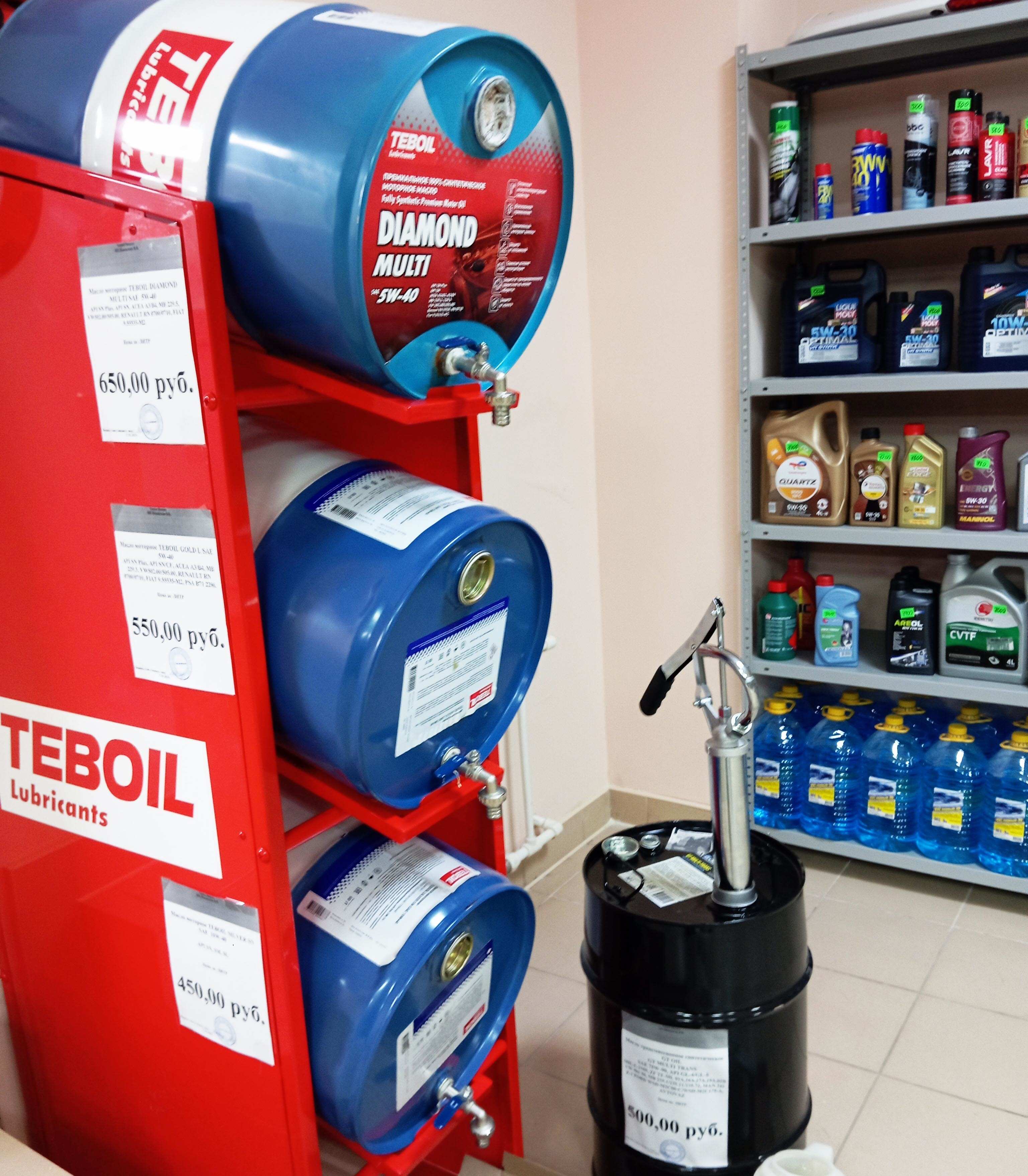 Моторное масло TEBOIL от 450 рублей за литр